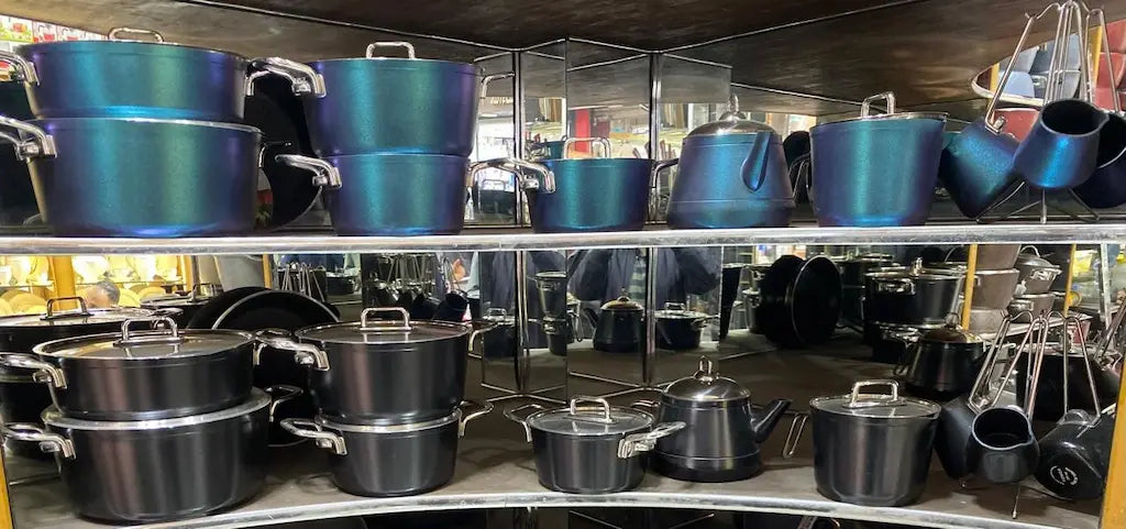 10-piece stainless steel cookware set - (Model LC01) - Original Turkish Yonca