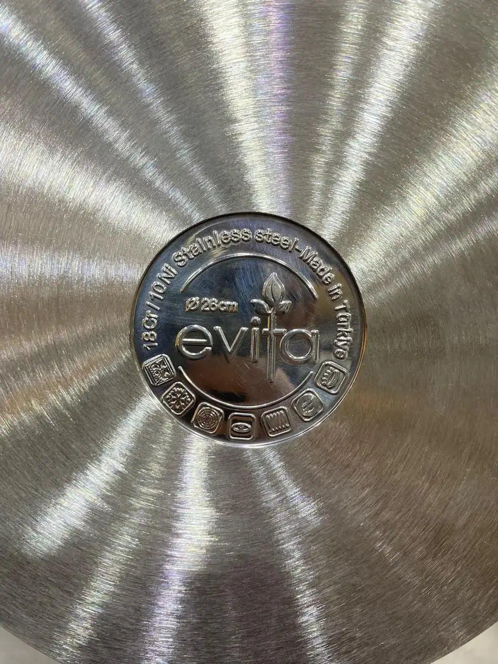 17-piece Evita Turkish stainless steel set