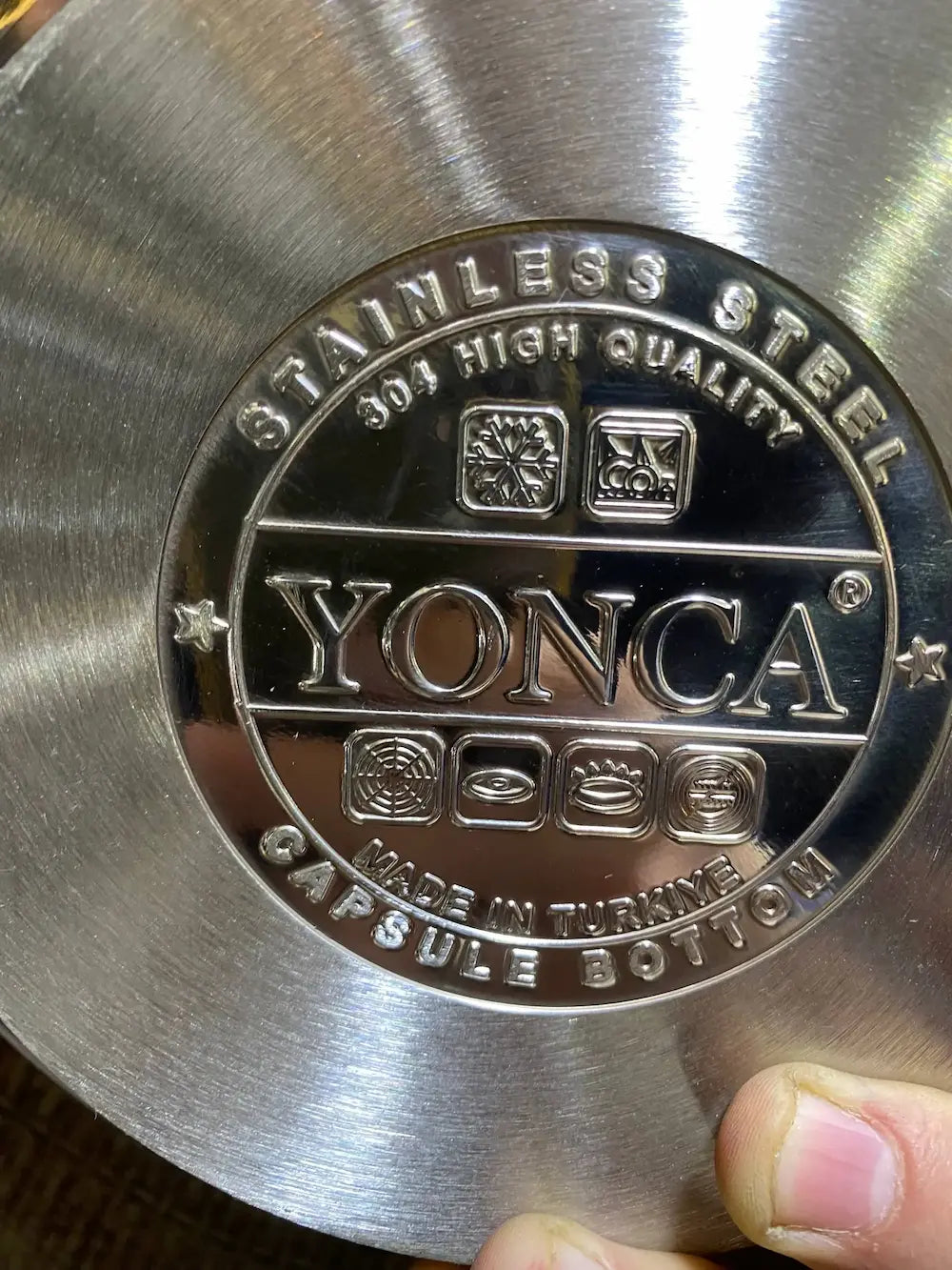 10-piece stainless steel cookware set - (Model LC01) - Original Turkish Yonca