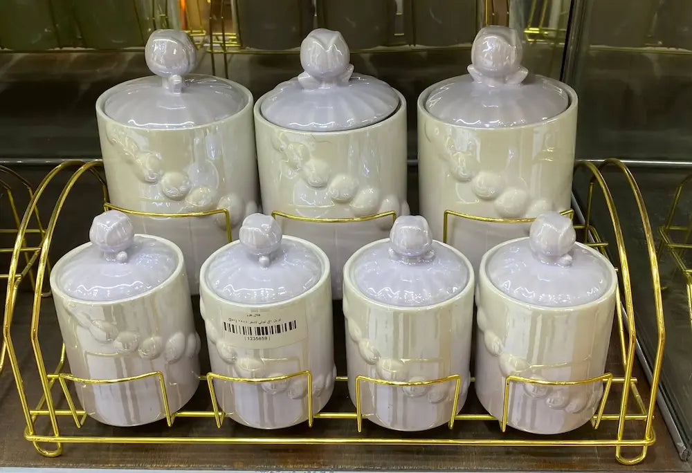 7-Piece Porcelain Spice Set - Model (9)