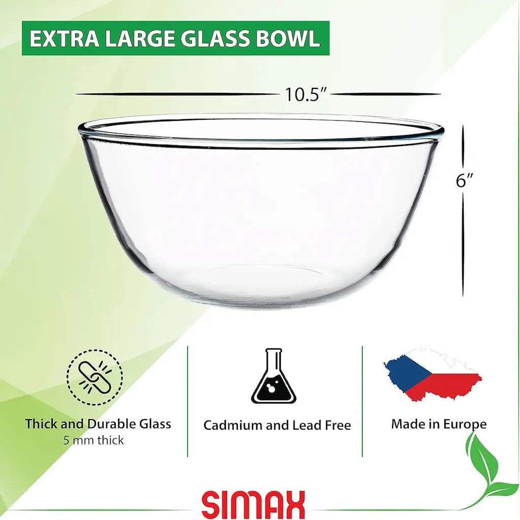 Heat-resistant salad bowl, 3.5 L, Czech Mix Bowl