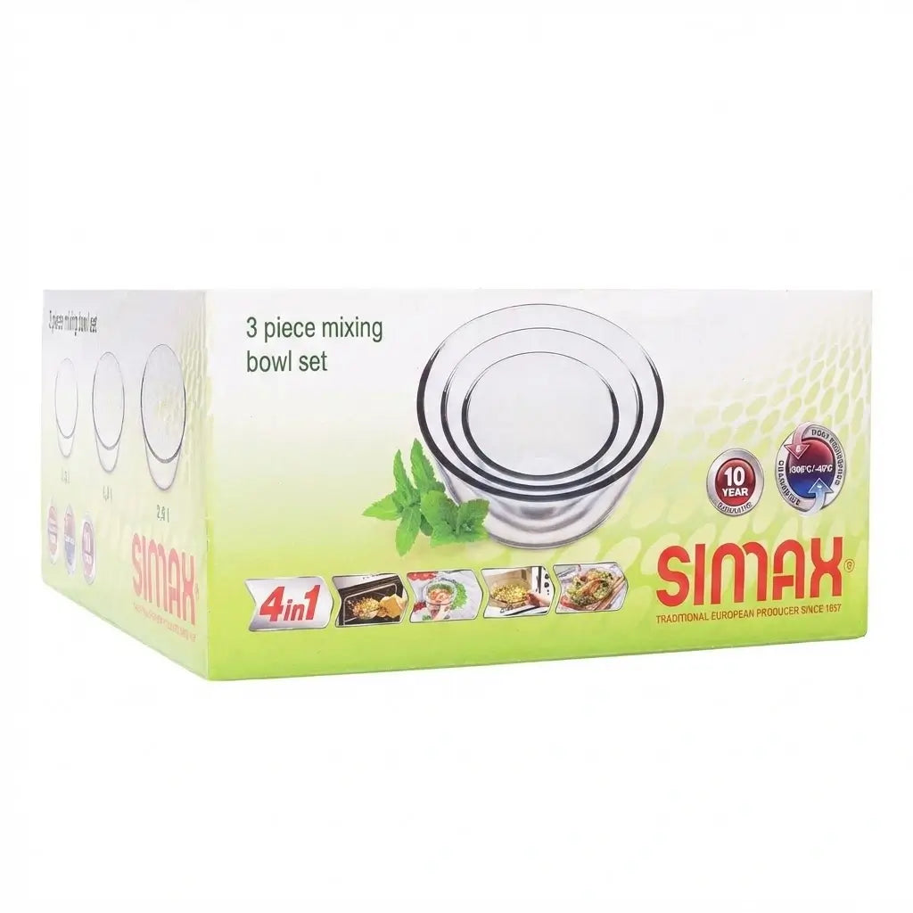 3-piece Czech mix bowl heat-resistant salad bowl set