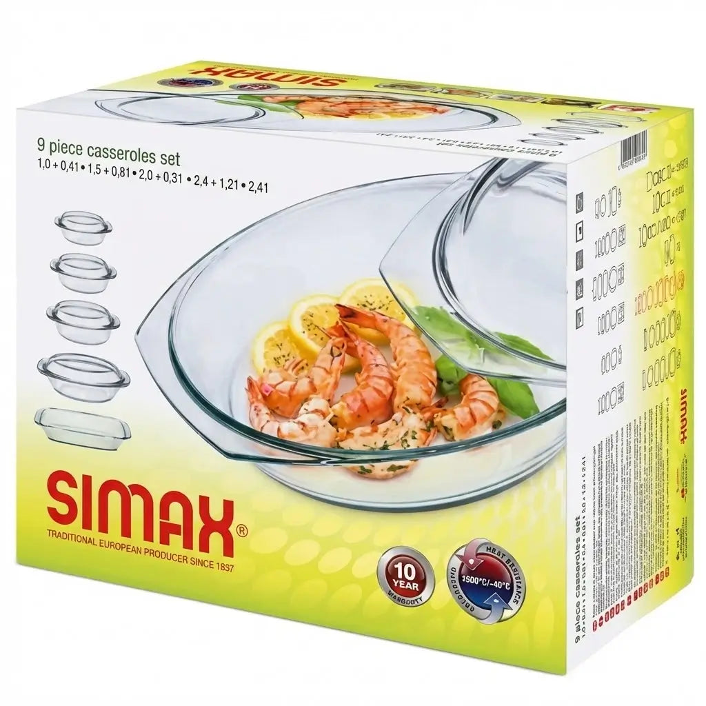 9-piece Czech Simax Classic Set