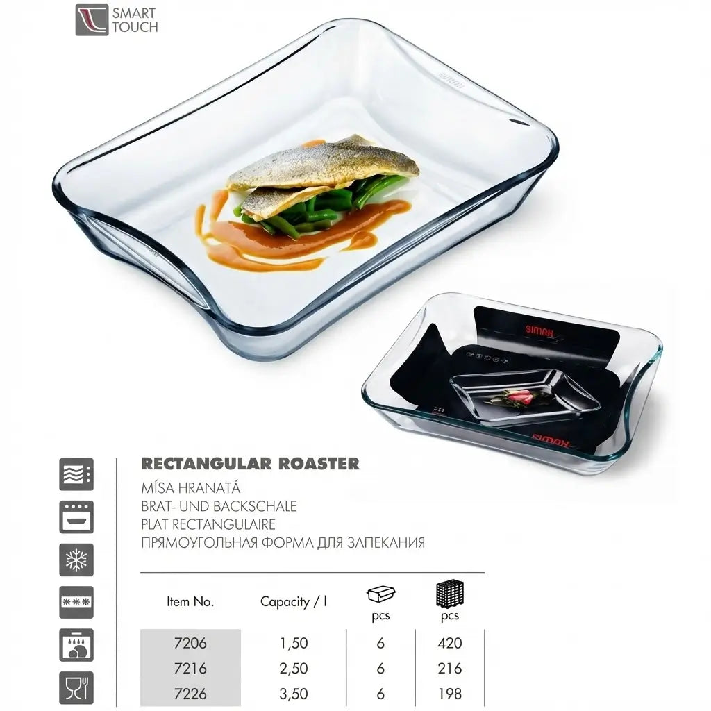 Rectangular Casserole Dish 1.5L Exclusive Chic