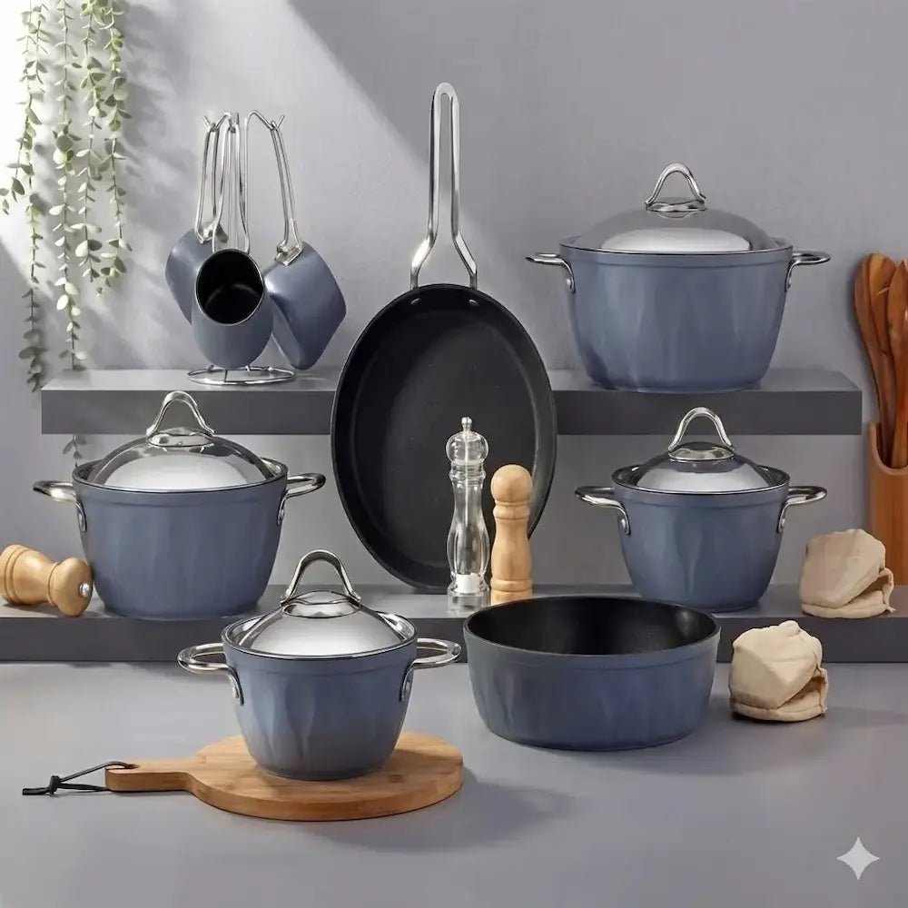 Martif Turkish Titanium 16-Piece Set - Navy