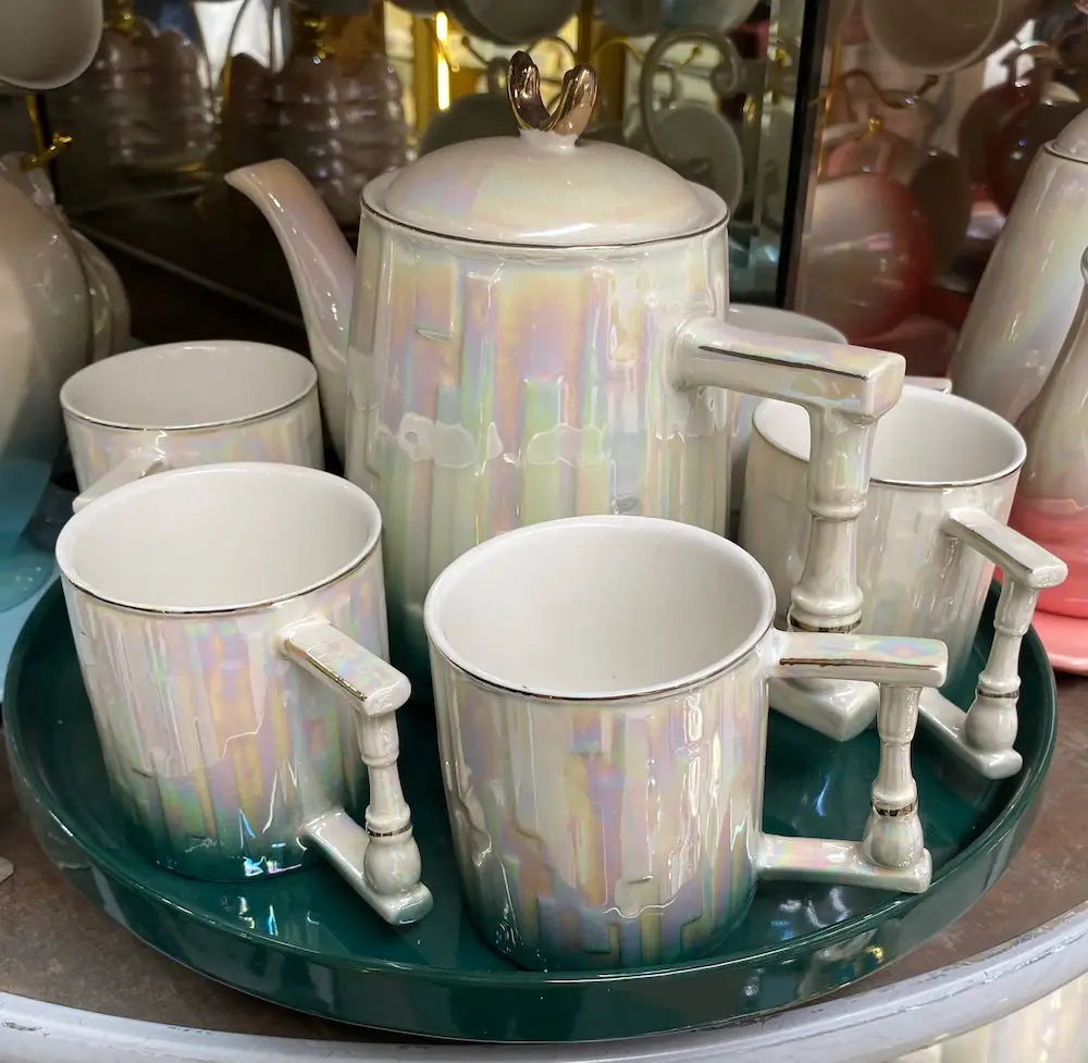 8-piece tea set, model (23)