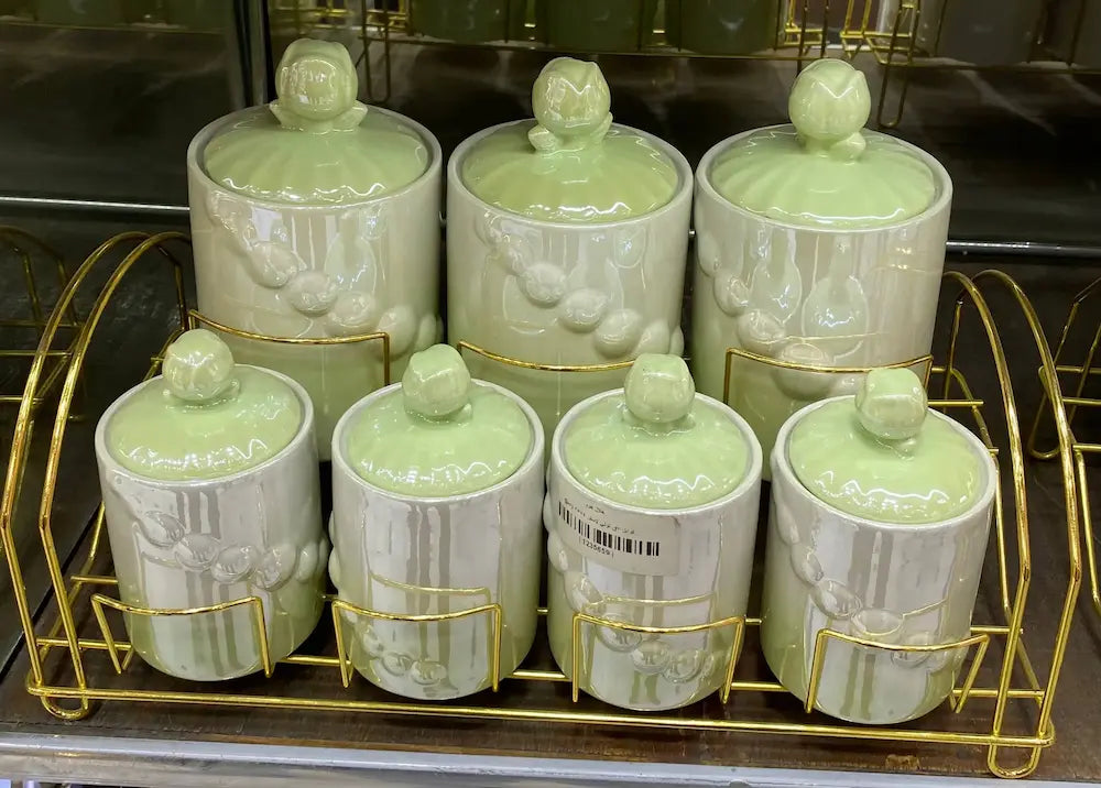 7-piece porcelain spice set, model (8)