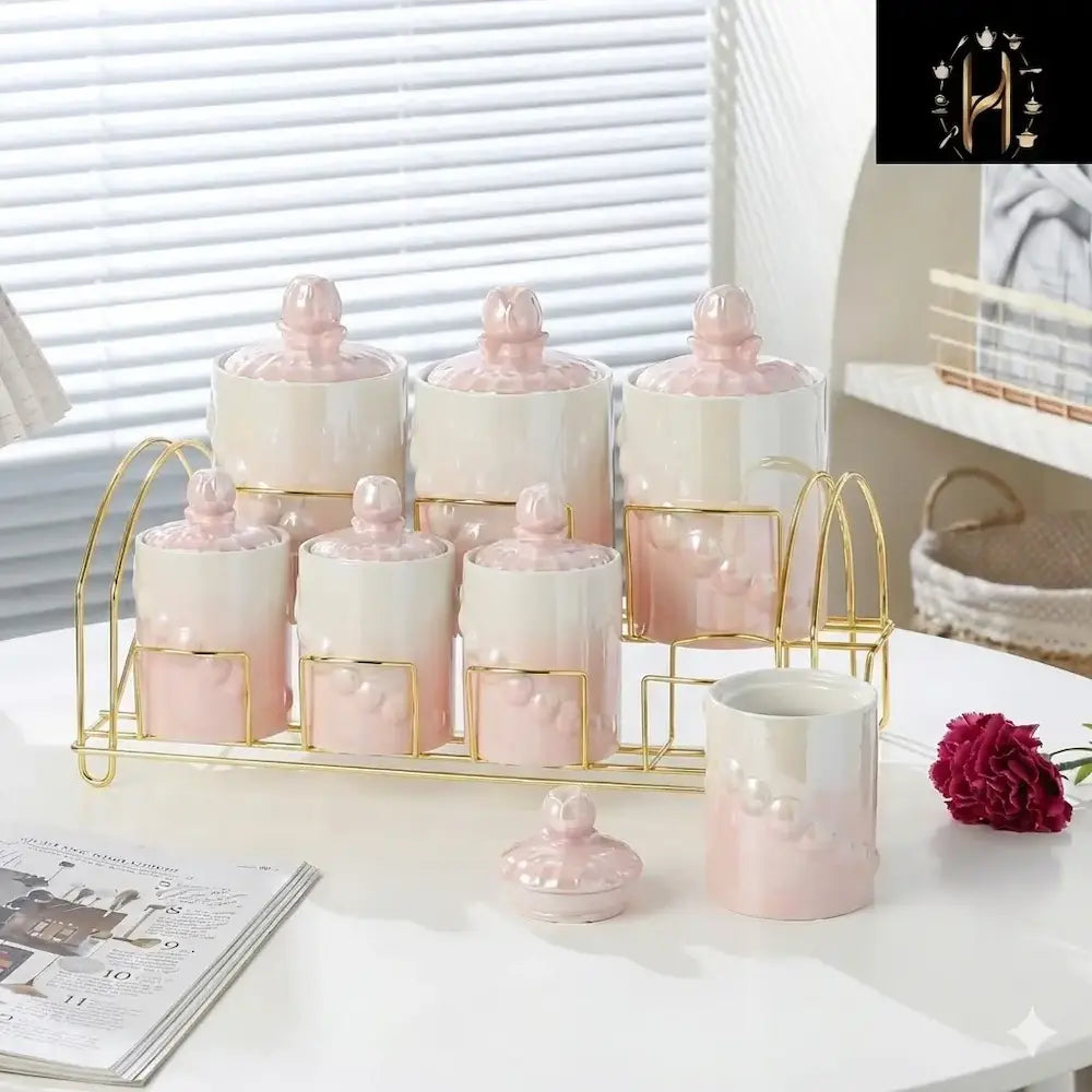 7-Piece Porcelain Spice Set - Model (7)