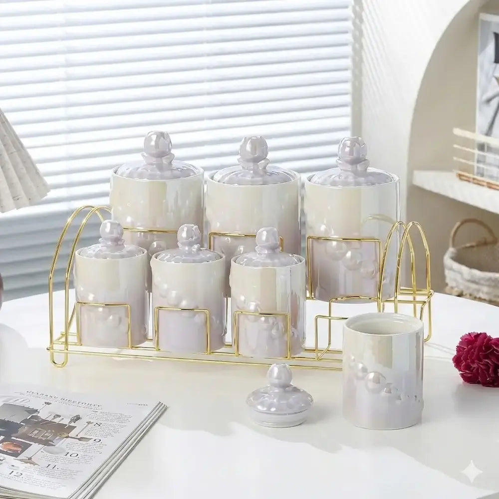 7-Piece Porcelain Spice Set - Model (9)