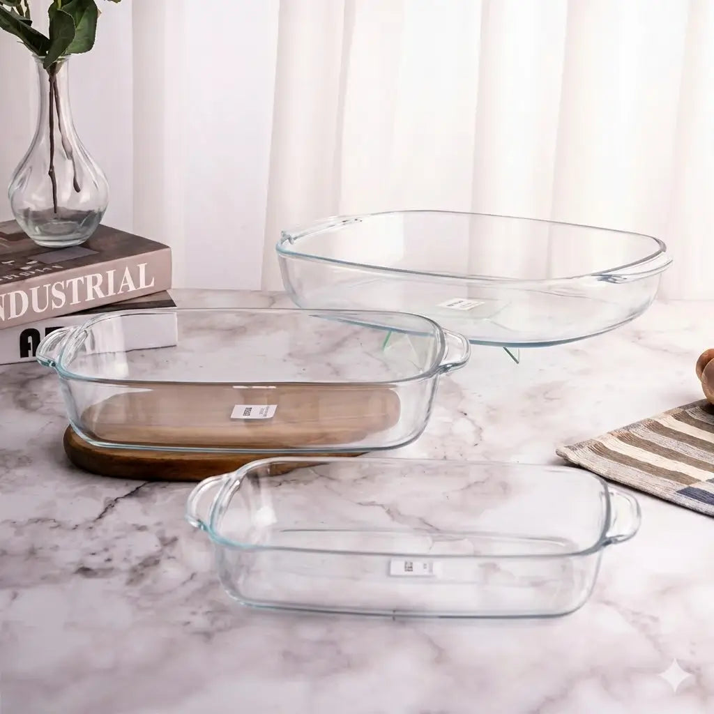Exclusive Czech 3-Piece Square Tagine Set