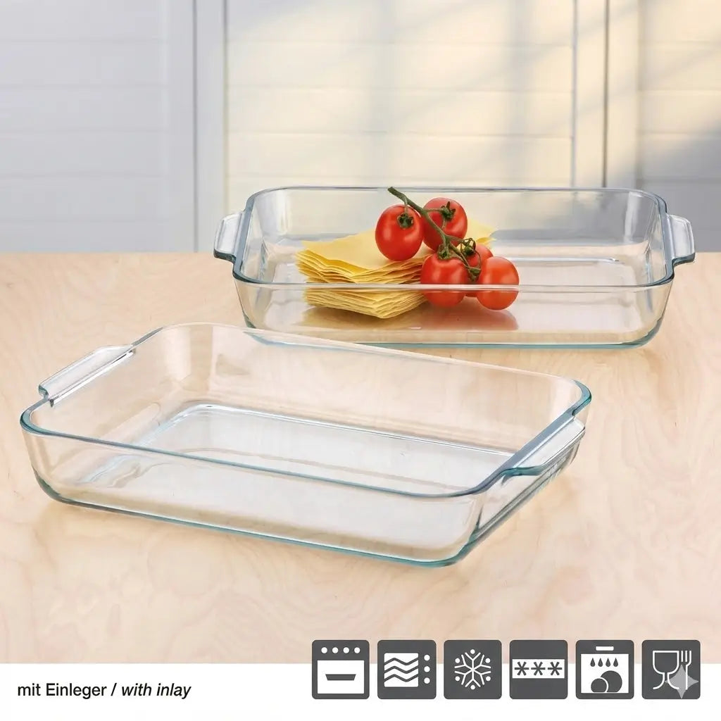 Rectangular Casserole Dish, 4.8 L, Classic Czech